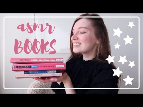 ASMR SUOMI - höpöttelyä ja kirjasuosituksia - BOOK RECOMMENDATIONS ASMR
