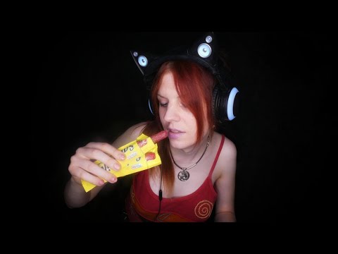 ASMR | Long Salami Sausage Licking (No Talking) | Eating Sounds