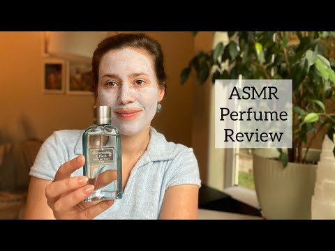 ASMR Perfume Review - Abercrombie & Fitch First Instinct Blue - Glass Tapping & Whispering