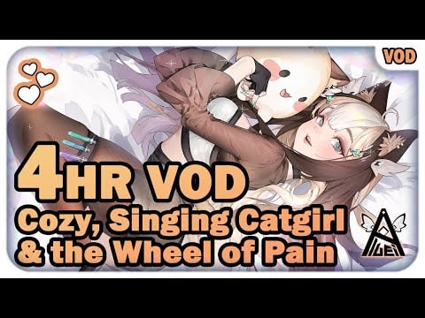 Cozy, Singing Catgirl & the Wheel of Pain~ ♡【ASMR / 3DIO】