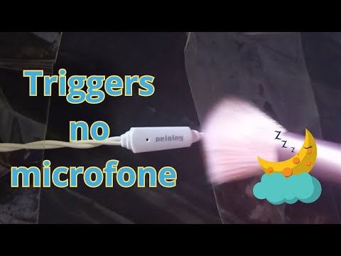 ASMR Triggers no microfone caseiro 🎧🤤