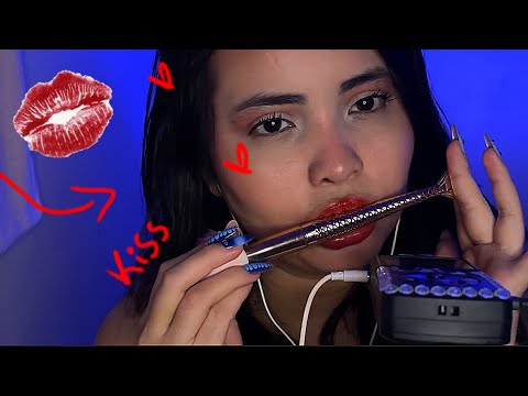 ASMR Uma Hora De Beijinhos/Kiss No Pincel (Explícito)💋😘🖌️🧜‍♀️