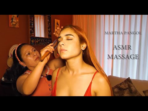 MARTHA PANGOL & VICTORIA - ASMR MASSAGE AND ENERGY  HEALING FOR SLEEP (soft spoken), head, back.....