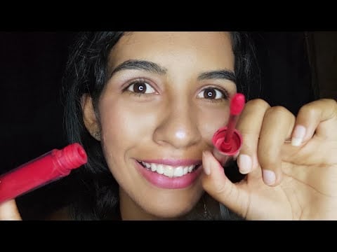 ASMR AMIGA TE MAQUIANDO PARA O NATAL 🎅🏼/ fast and agressive