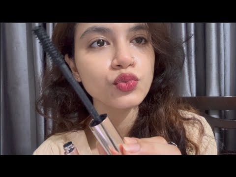 ASMR- Spit Paint Makeup, Rambling for Relaxation and Sleep 🫶🏻