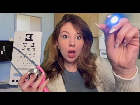 ASMR DOCTOR EXAM ROLEPLAY (very unprofessional)🤪🤷🏻‍♀️