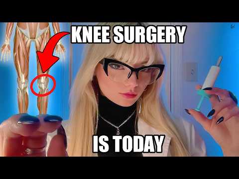 ASMR Prepping You For Knee Surgery (semi violent)