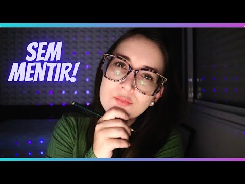 ASMR: TE FAZENDO PERGUNTAS ALEATÓRIAS, PESSOAIS E POLÊMICAS 🤭