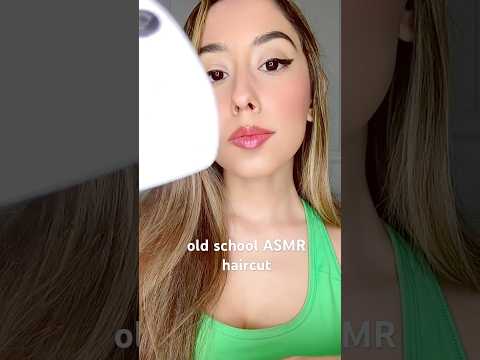 Old school ASMR Haircut #asmrshorts #asmr #asmrhaircut #haircut