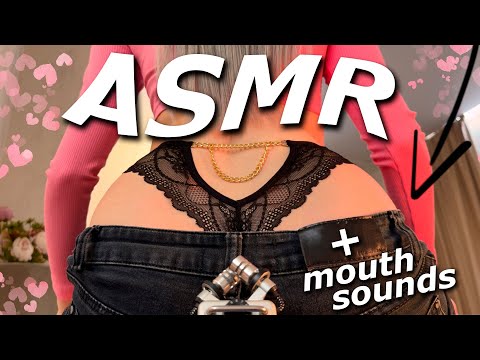 ASMR BEST SOUNDS of Jeans and Lace Back Scratching Sounds | No Talking