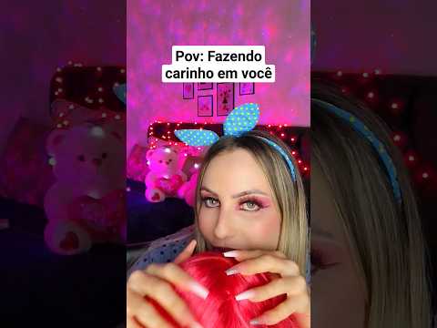 ASMR-ESTRANHA FAZENDO CARINHO EM VOCÊ #SHORTS