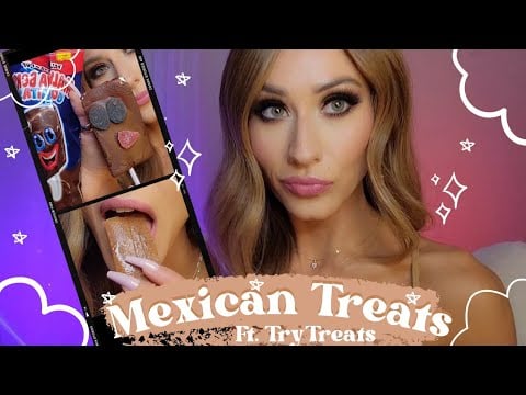 ASMR | Trying Popular Treats From Mexico! 🇲🇽😋 ft. TryTreats (crinkly sounds & eating sounds)