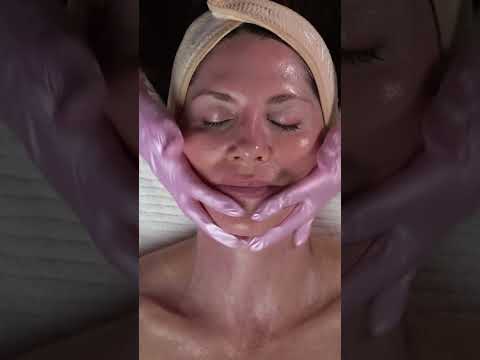 Glow Up! Dermaplaning & Massage for Baby Soft Skin #shorts