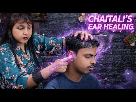Chaitali's Ear Fingering & Head Massage With Cosmic Energy | Tingling ASMR For Sleep