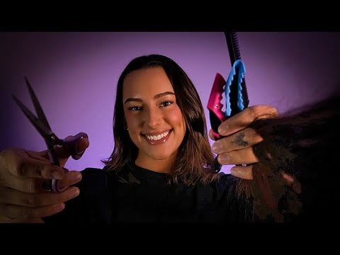 ASMR ✂️ HAIRCUT for sleepiness and relaxation - ASMR HAIR SALON