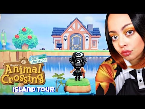 ASMR| Animal Crossing New Horizons Relaxing Island Tour (Luna Sol) Whispered