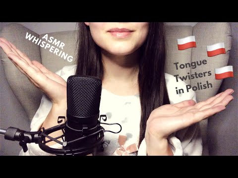 ASMR Whispering 😴🌙 Polish Tongue Twisters 🇵🇱