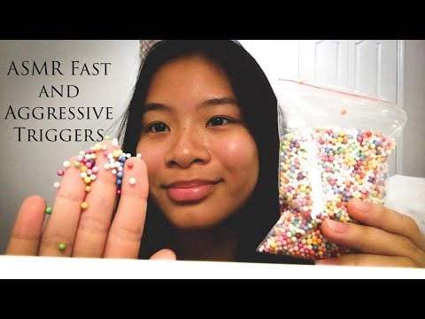 ASMR Fast and Aggressive Triggers (Tapping, Scratching, Slime, Sprays, and more!)