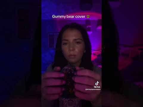 Gummy bear cover 🐻 #relax #triggers #asmrtriggers #asmr #tingles #asmrvideos #relaxing #sleep