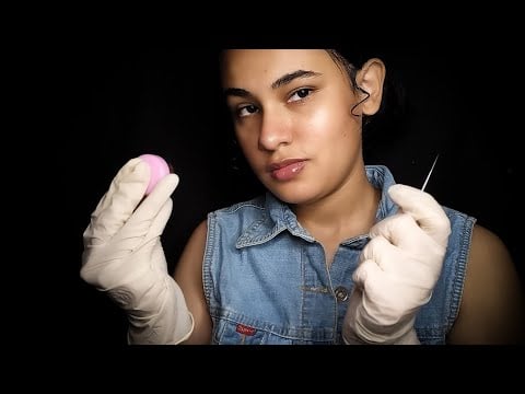 ASMR COLOCANDO PIERCING NO SEU NARIZ "clínica clandestina"