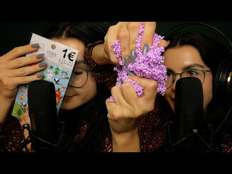 ASMR • 30 minut MOICH ulubionych dźwięków 🙋‍♀️💗 piankolepka, lód, naklejki (mega ciarki)