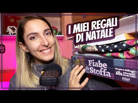 TI MOSTRO I MIEI REGALI DI NATALE 🎁 Whispering | Tapping | Fabric sounds 🎄 ASMR ITA