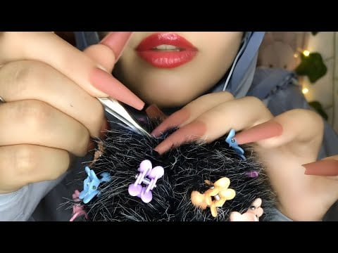 ASMR 🐜 Fluffy Mic - Bugs And Lice Plucking & Gentle Tweezers | Scalp Massage And Scratching