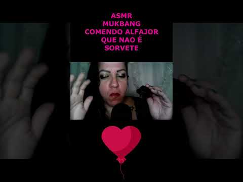 ASMR-SHORTS  MUKBANG ALFAJOR QUE NAO É DE SORVETE #asmr #rumo1k #shorts