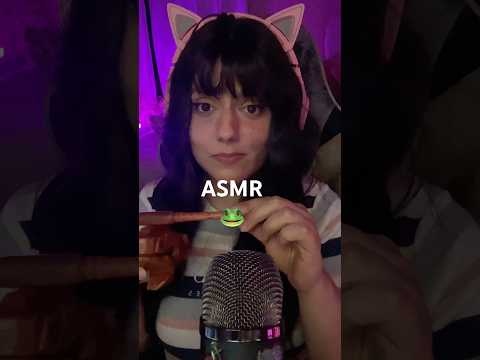 Asmr ranita de madera 🐸