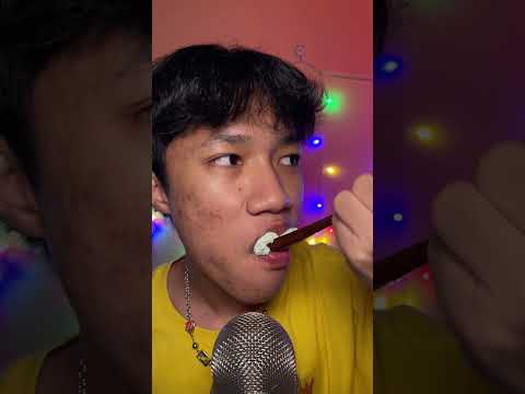 the best ice cream flavor! #asmr #eating #asmrsounds