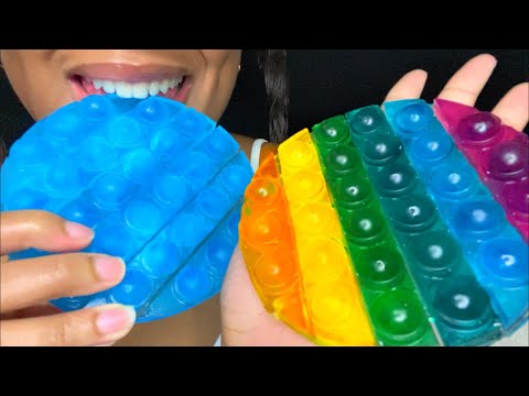 ASMR | POP IT Gummy Candy & ICE POP IT 🌈