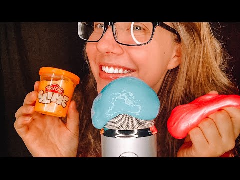 ASMR Playing With Slime