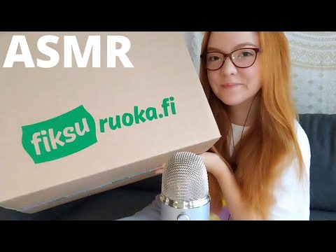 ASMR SUOMI // Fiksu ruoka esittely // Kuiskailu, rapina & naputtelu // Whispers, crinkle sounds 🥰