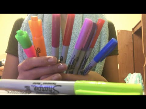 ASMR Tingles with Sharpies (Tapping/Scratching)