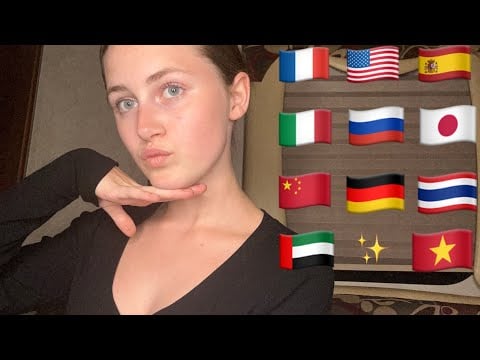ASMR: “Bonjour” en 10 langues!✨