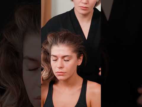 ASMR relaxing neck and facial massage for girl Lilia #asmrmassage