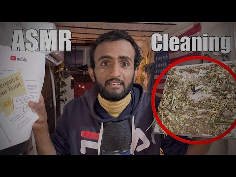 ASMR My Silver Play Button Clean 🧽