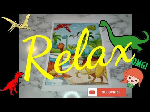 LOFI ASMR TRIGGERS: DINOSAURS 🐊 STICKER PUZZLE #6