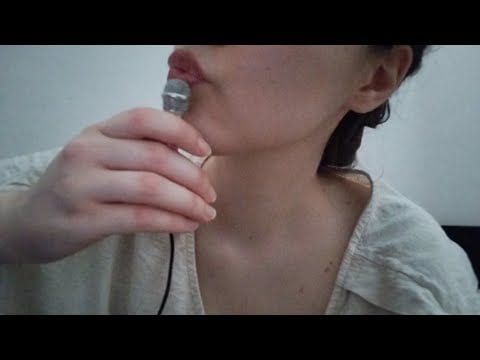 ASMR mini mic kisses 💋 and tingly mouth sounds