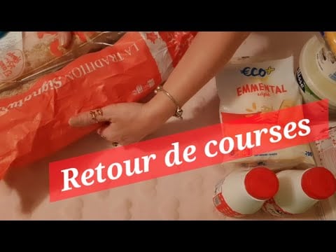 Asmr français, " Retour de courses "🛒🛒🛒  multi-déclencheurs 