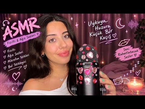 ANLAŞILMAYAN FISILTI & AĞIZ SESLERİ 🤫 | Bol Tetikleyicili 🥳 Türkçe ASMR