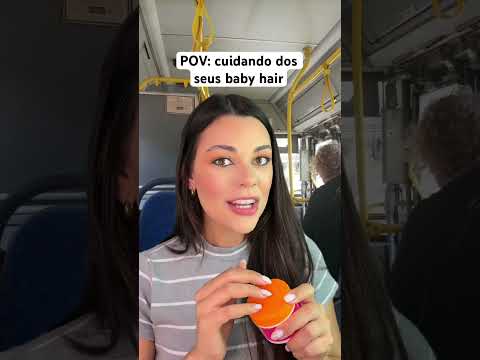 POV: cuidando dos seus baby hair #asmr #asmrsounds #humor #shorts