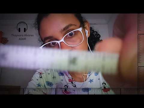 ASMR: Tirando suas medidas com precisão, relaxe e durma sem preocupação!