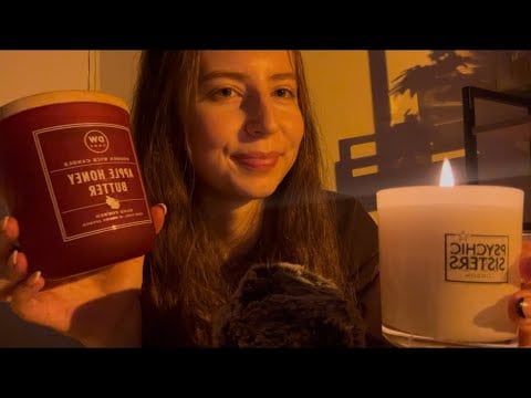 ASMR | cosy candle boutique🍁 (lighting candles + crackling wicks) 