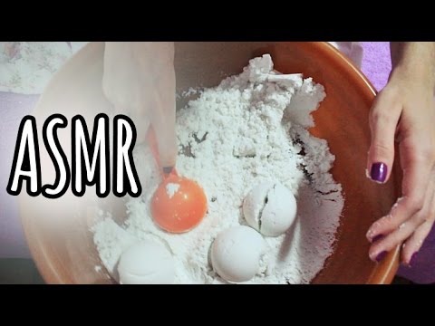 ASMR: Massinha de areia Magnética - (Sons de plástico, areia, tapping e sussurros)