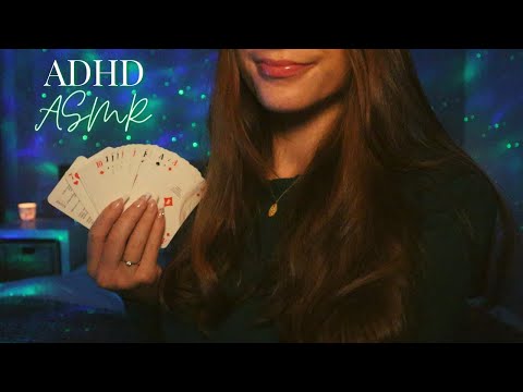 ASMR for People with ADHD | Quick Focus Games, Pay Attention Triggers, ...