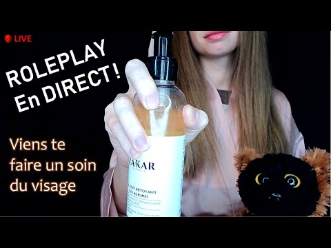 [ASMR] Roleplay En direct ! Soin du visage au Paradis Spa