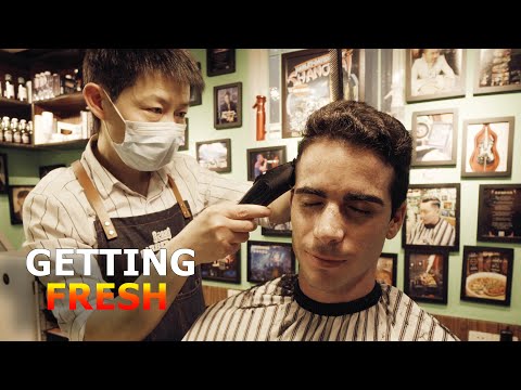 ASMR: TAGLIO I CAPELLI DAL BARBIERE CINESE con MASSAGIO alla TESTA FINALE!