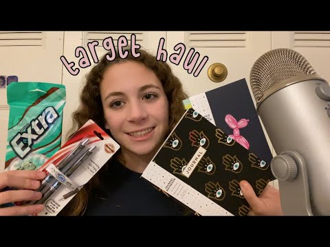 ASMR Target haul! Tingly ❤️