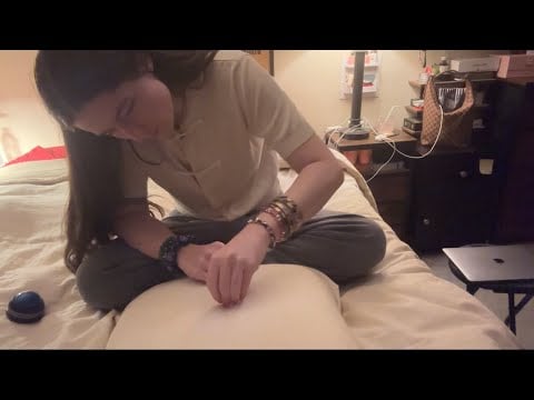 Back Massage with Energy Work | ASMR role play